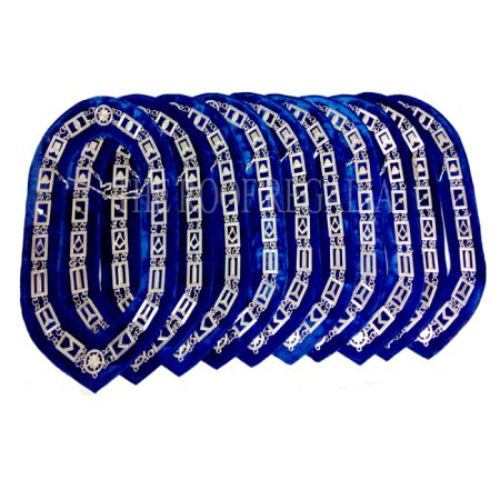 Masonic Blue Lodge Officer Collar Metal